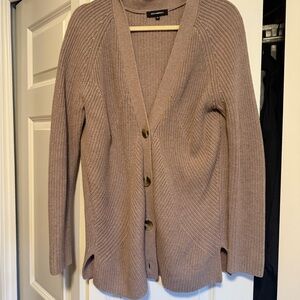 525 America Taupe Button-Up Cardigan
